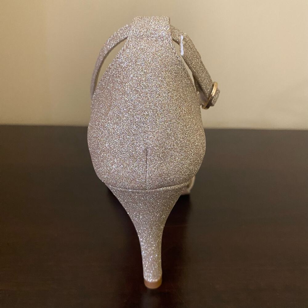 IDIFU Women's Heels‎ Ankle Strap Wedding Shoes - Picture 6 of 9
